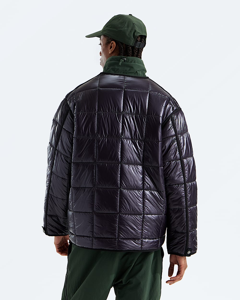 Unisex TNF Red Box Liner Jacket TNF Obsidian BACK