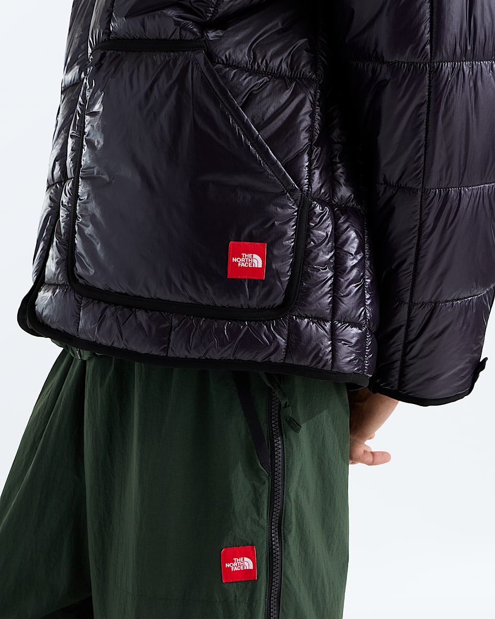 Unisex TNF Red Box Liner Jacket TNF Obsidian HERO3