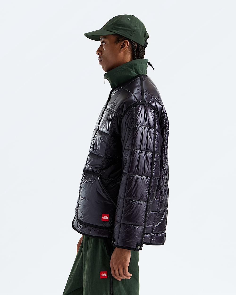 Unisex TNF Red Box Liner Jacket TNF Obsidian MODEL34