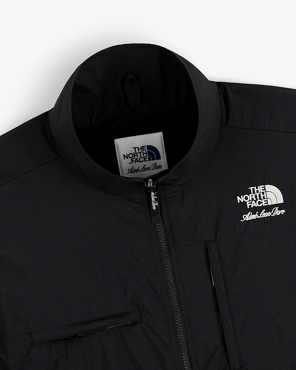 TNF X Aim Leon Dore Nylon Denali Jacket TNF ALT1