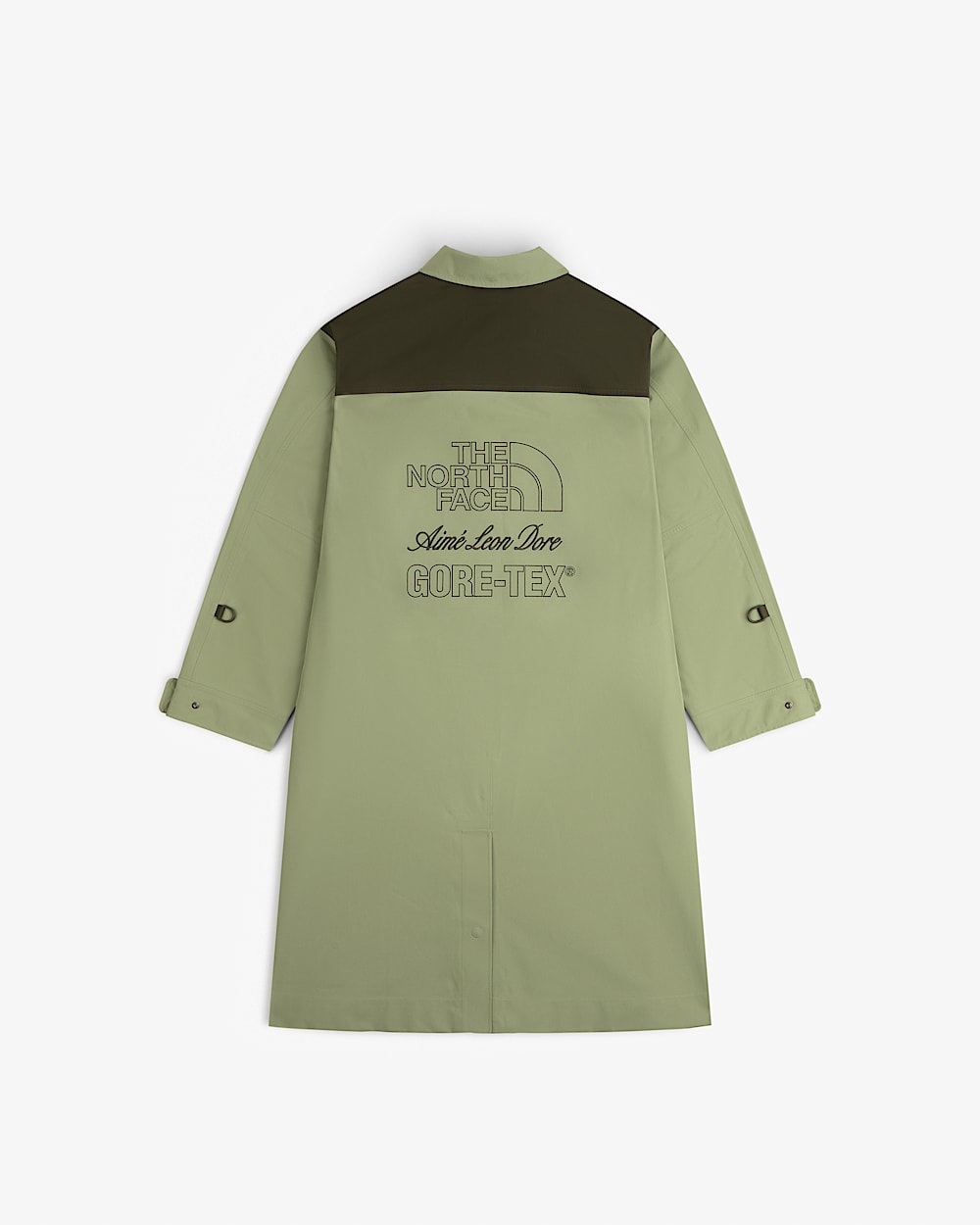 TNF X Aim Leon Dore GORETEX Trench TNF BACK