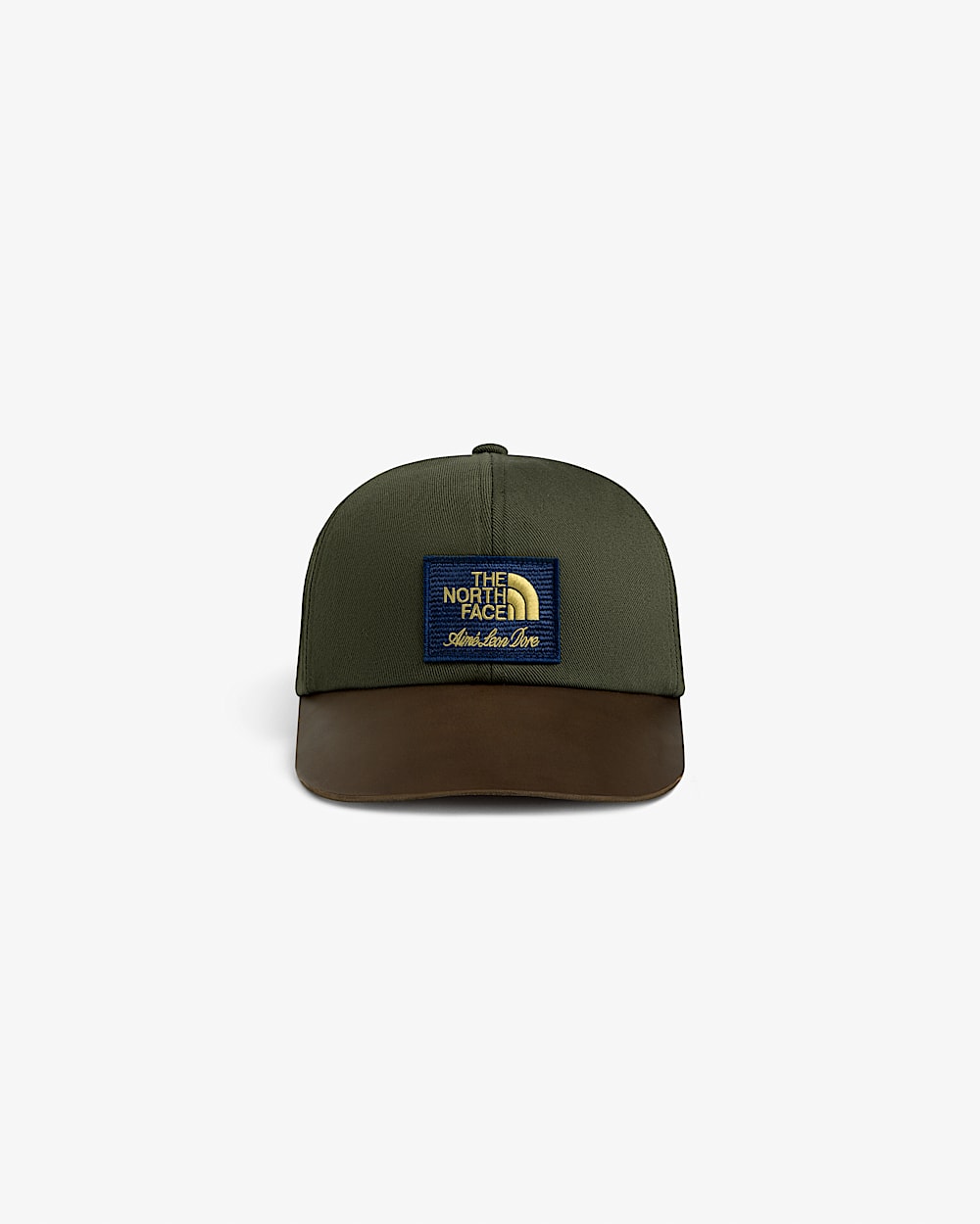 TNF X Aim Leon Dore Leather Cap TNF HERO