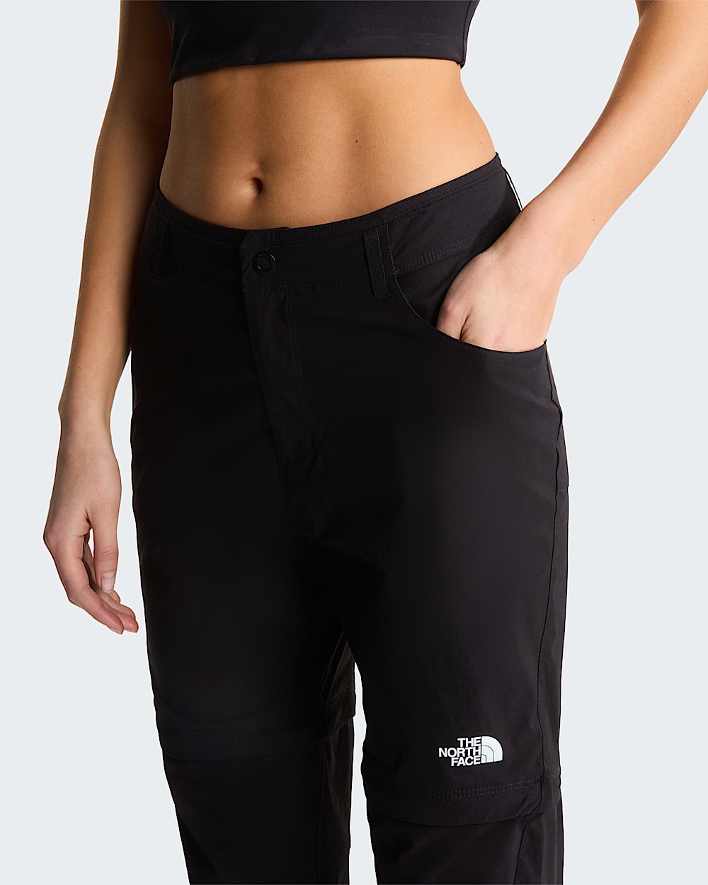 Pantalon convertible droit standard Exploration pour femmes TNF ALT2