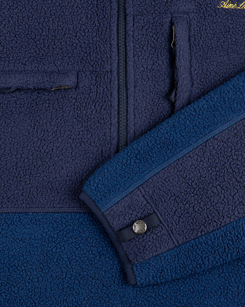 TNF X Aim Leon Dore 95 Denali HalfZip Fleece Pullover TNF ALT2