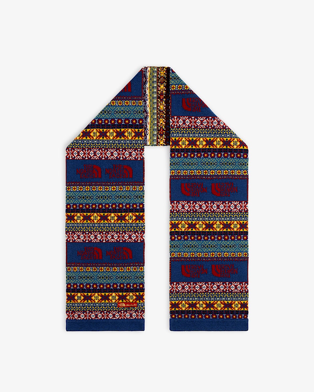 TNF X Aim Leon Dore Jacquard Scarf TNF HERO