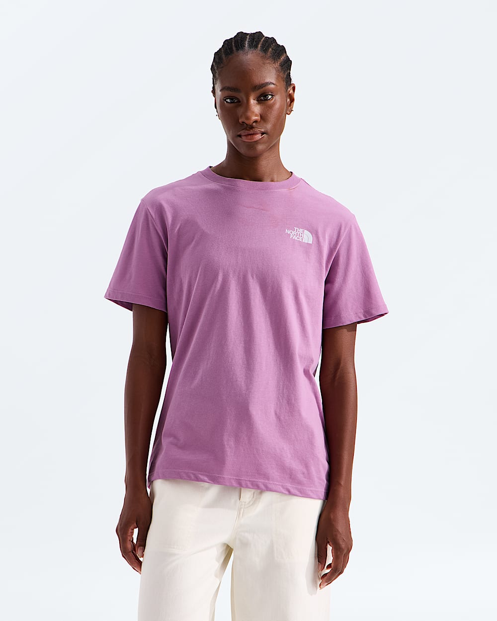 Womens Glacier Drift Relaxed ShortSleeve Tee TNF BACK