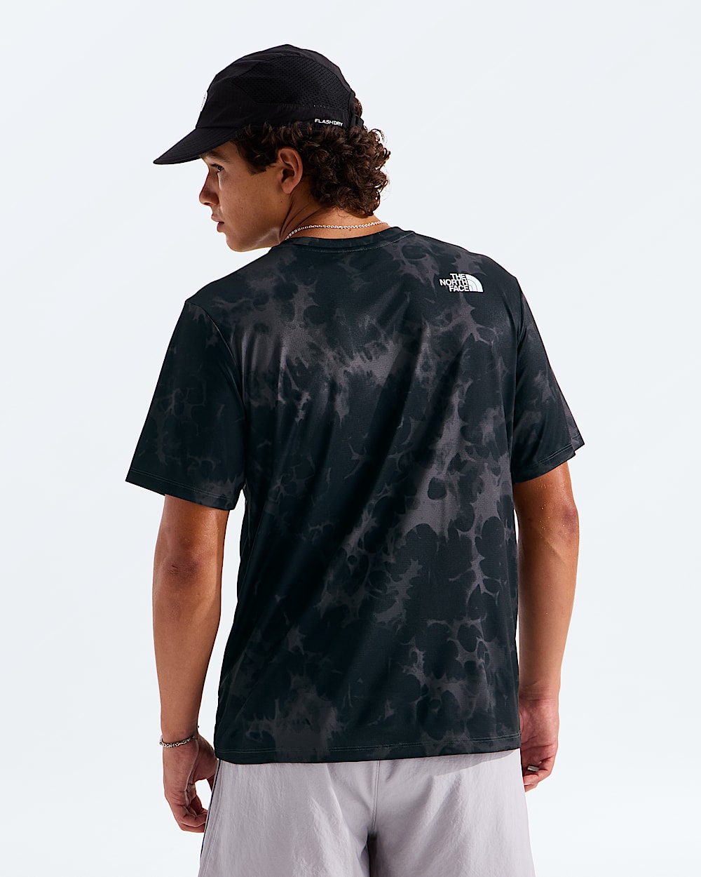 Mens 247 ShortSleeve Tee RegPrint TNF BACK