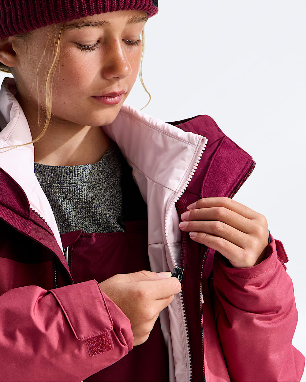 Boys  Girls Freedom Triclimate 3N1 TNF MODELCLOSE3