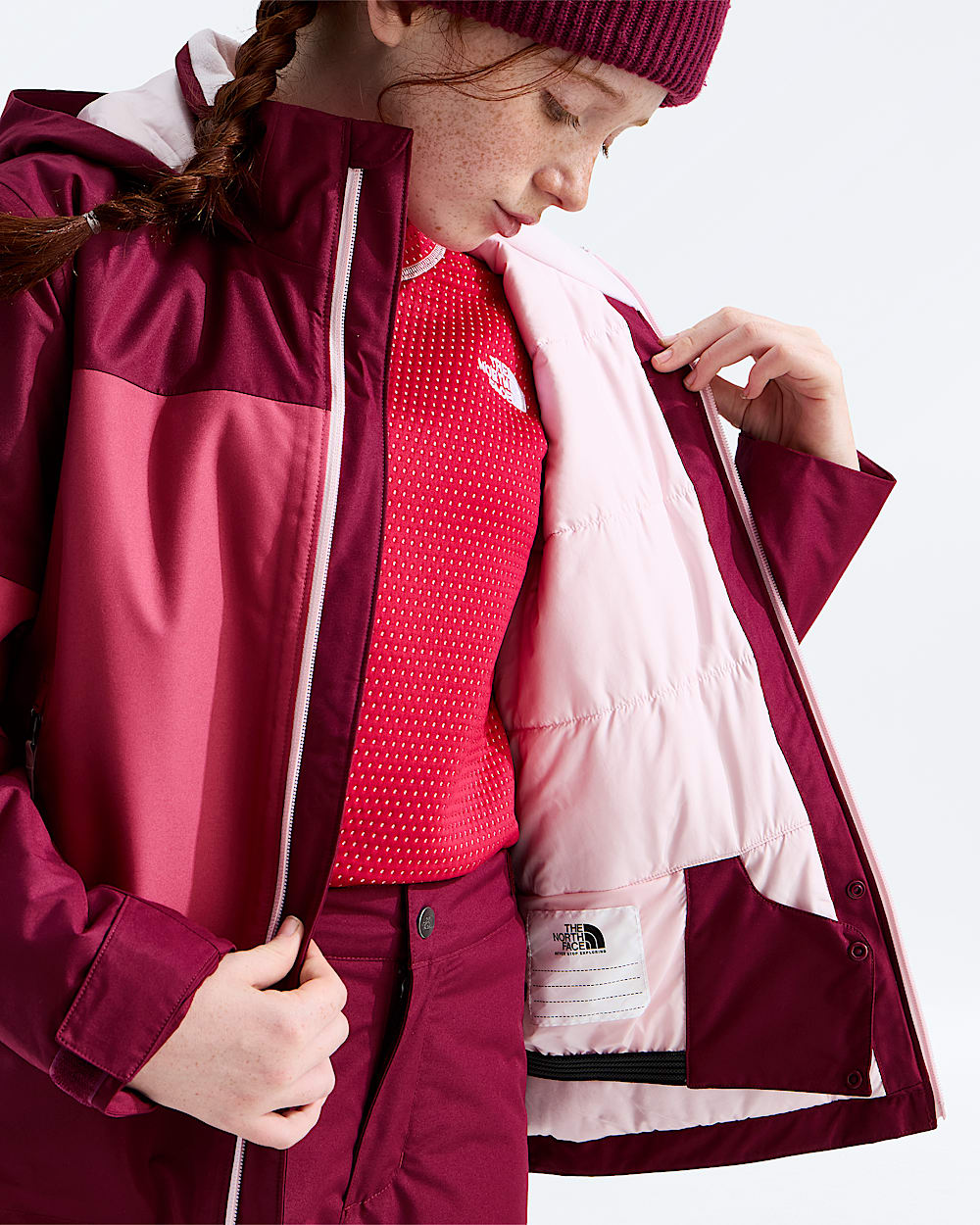 Girls Freedom Insulated Jacket TNF MODELINT