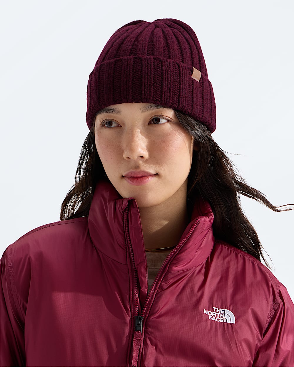Merino Wool Beanie TNF MODELBACK
