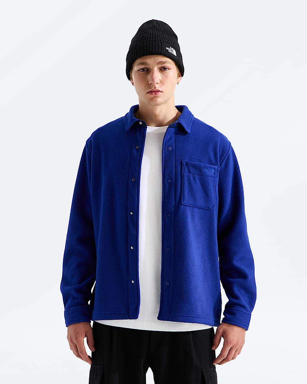 Mens Open Range Fleece LongSleeve Shirt TNF HERO