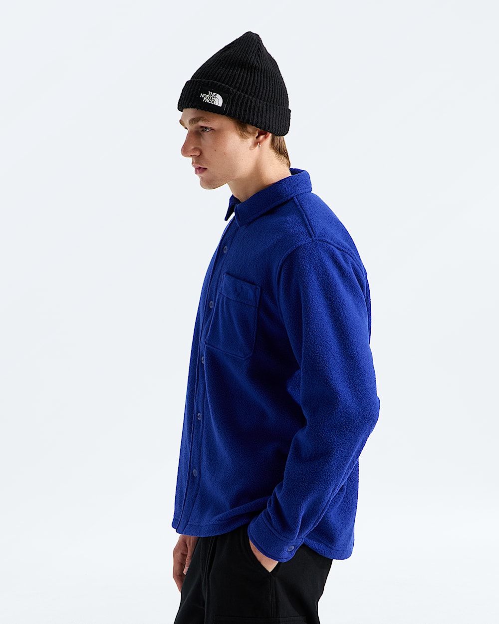 Mens Open Range Fleece LongSleeve Shirt TNF MODEL34