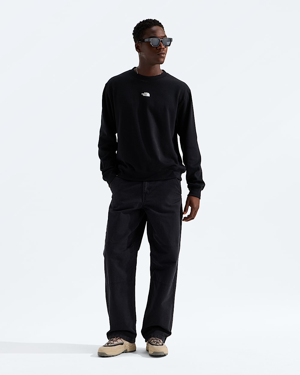 Mens TNF Double Knit Crew TNF HERO2