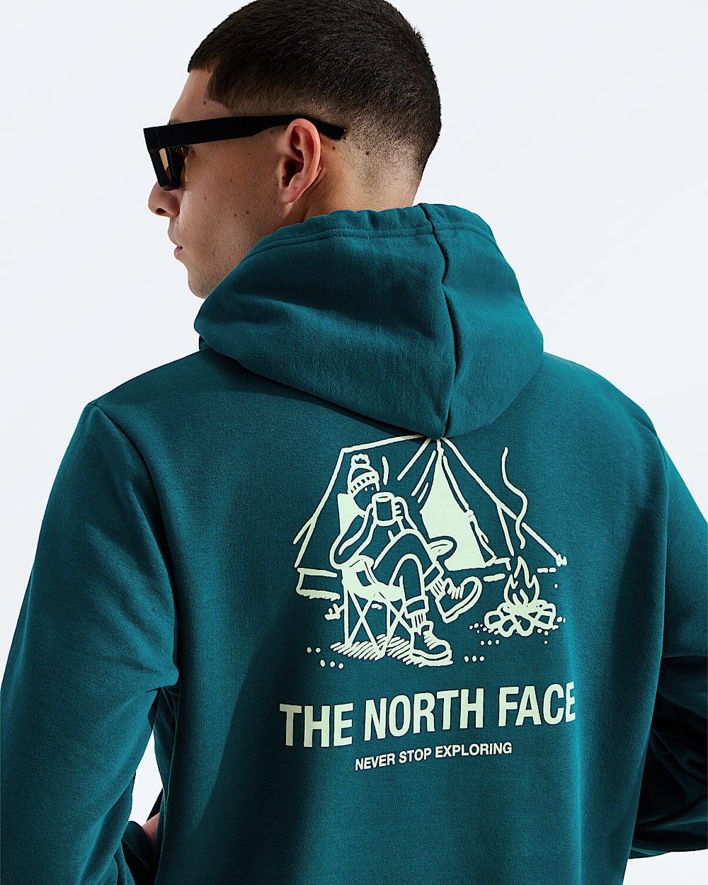 Mens Campfire Regular Hoodie TNF HERO2