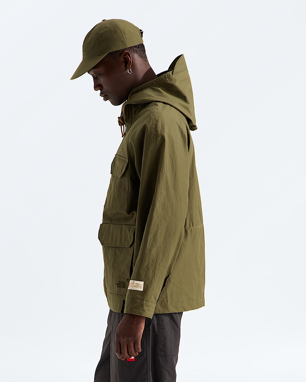 TNF Red Box British Millerain 76 Mountain Parka TNF MODEL34