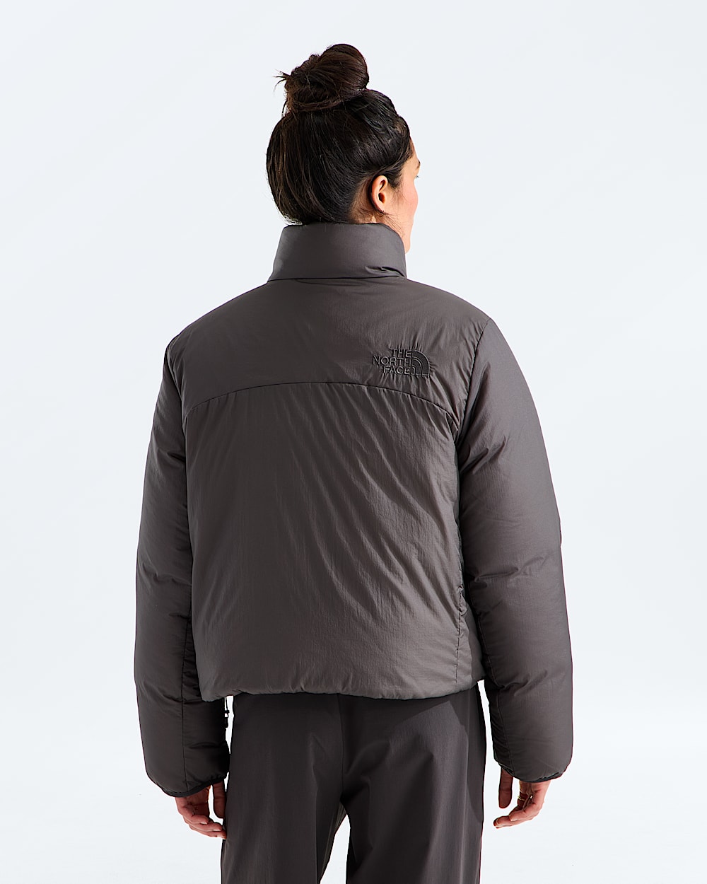 Womens Pertex Nuptse Reversible Jacket TNF BACK