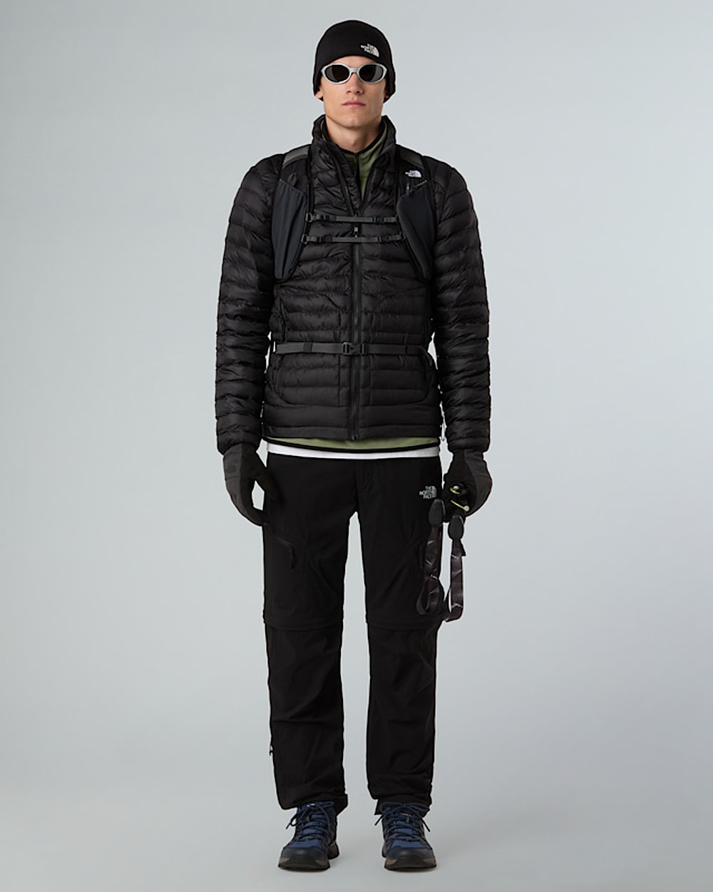 Mens Exploration Regular Tapered Convertible Pant TNF ALT1