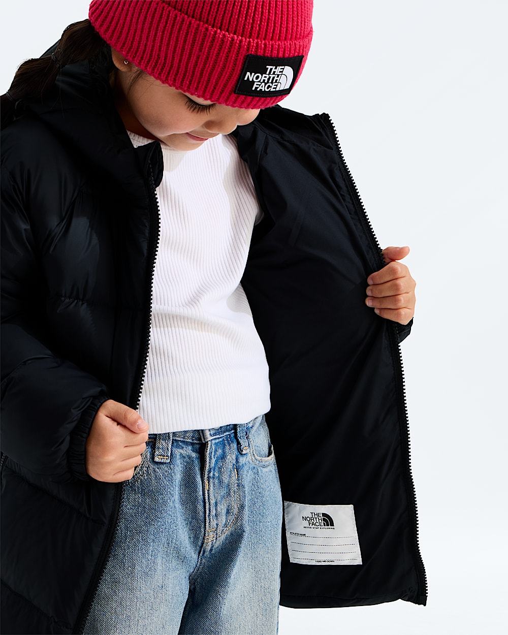 Kids Hydrenalite Down Hooded Parka TNF MODELINT