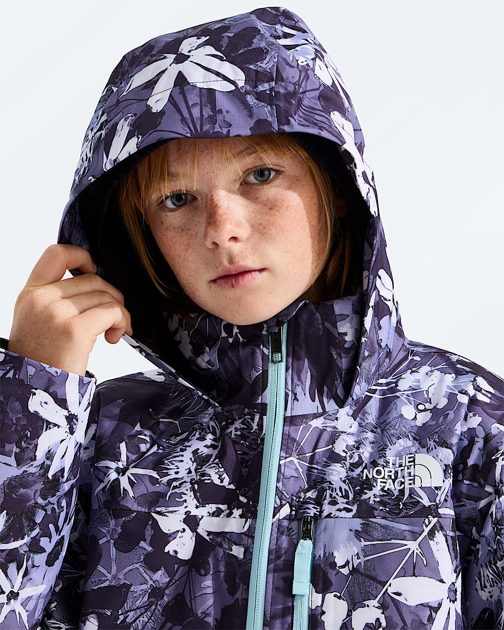Girls Freedom Insulated JacketPrint TNF MODELHOOD2
