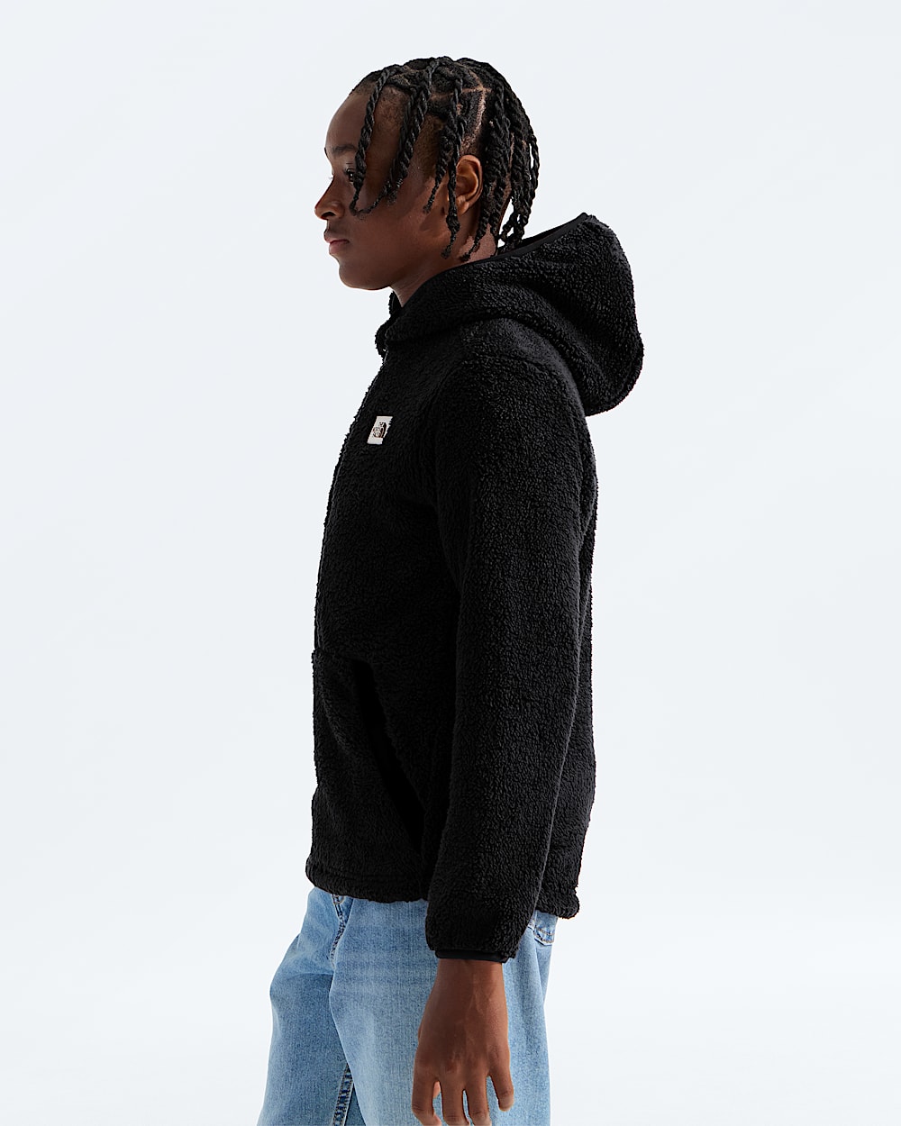 Boys Cabin Fleece Hoodie TNF MODEL34