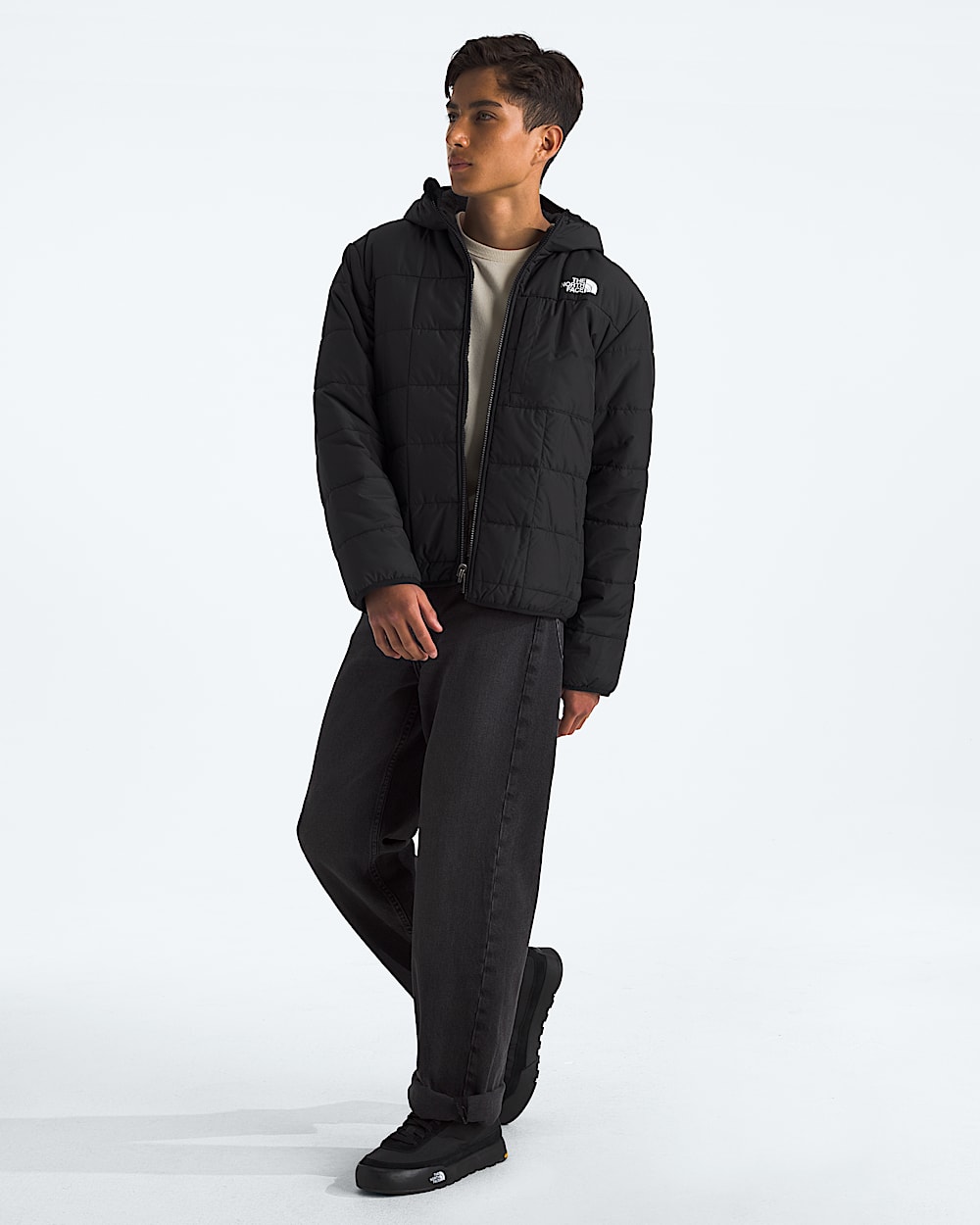 Veste rversible Shasta  fermeture clair pour garons TNF HERO2