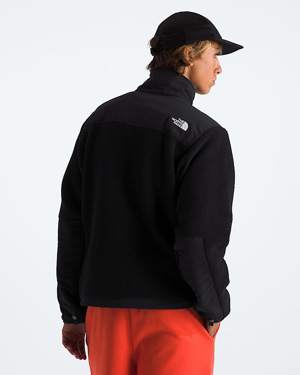 Mens Retro Denali Jacket TNF TNF Black BACK