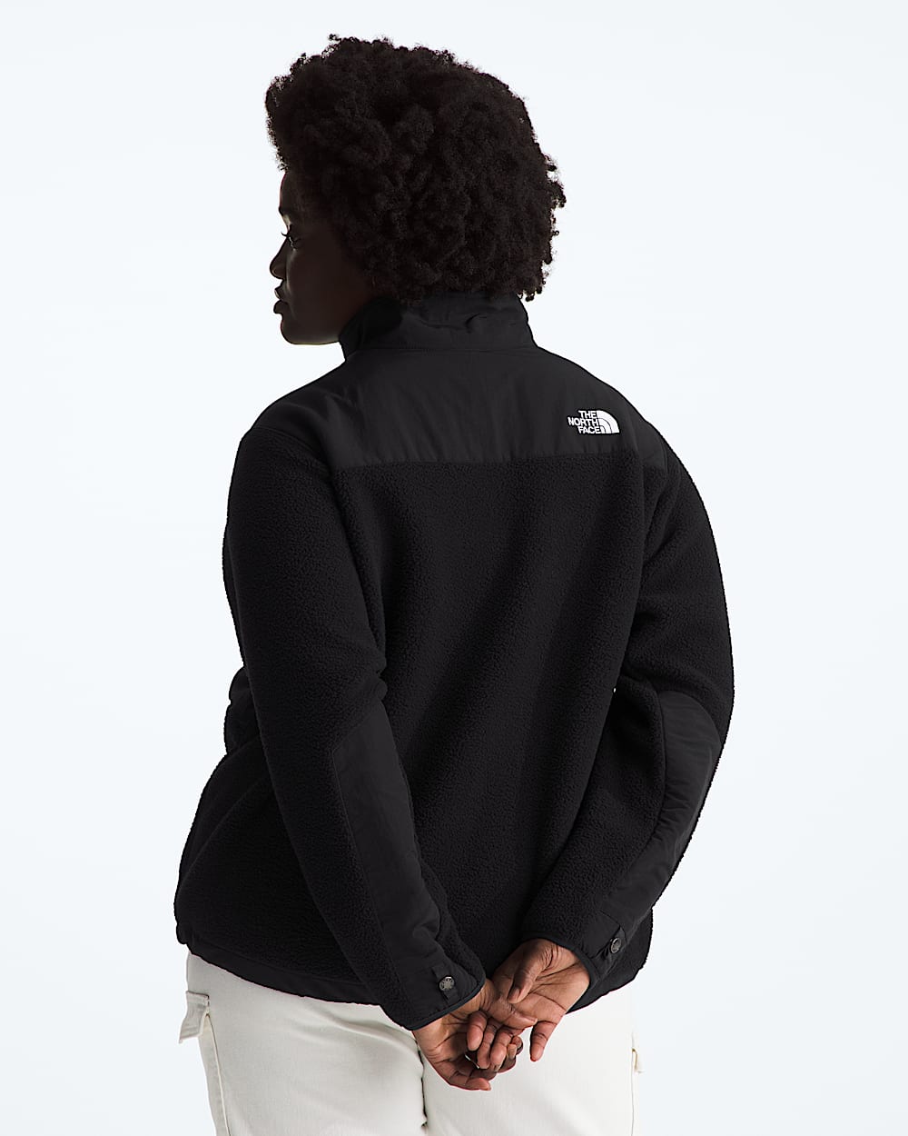 Womens Plus Retro Denali Jacket TNF BACK