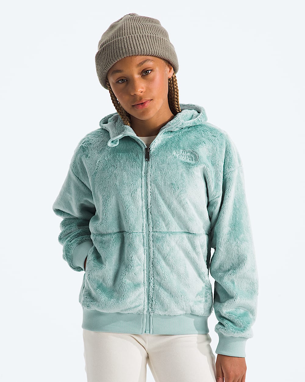 ♡ノースフェイスキッズ♡NSJ62277♡パープル♡110♡￼ Girls' Osito Full-Zip Hoodie | The North Face