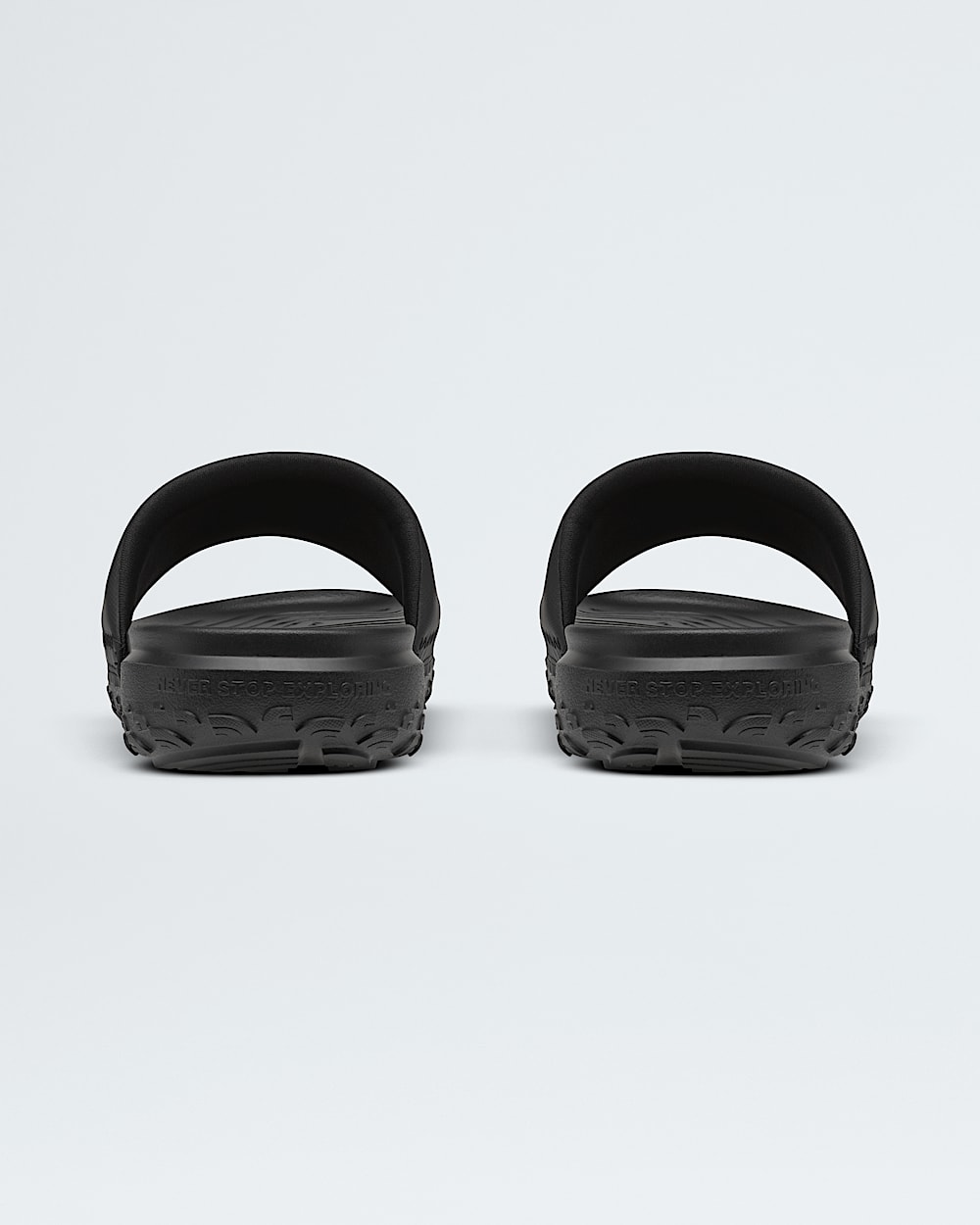 Mens Never Stop Cush Slides TNF BACK