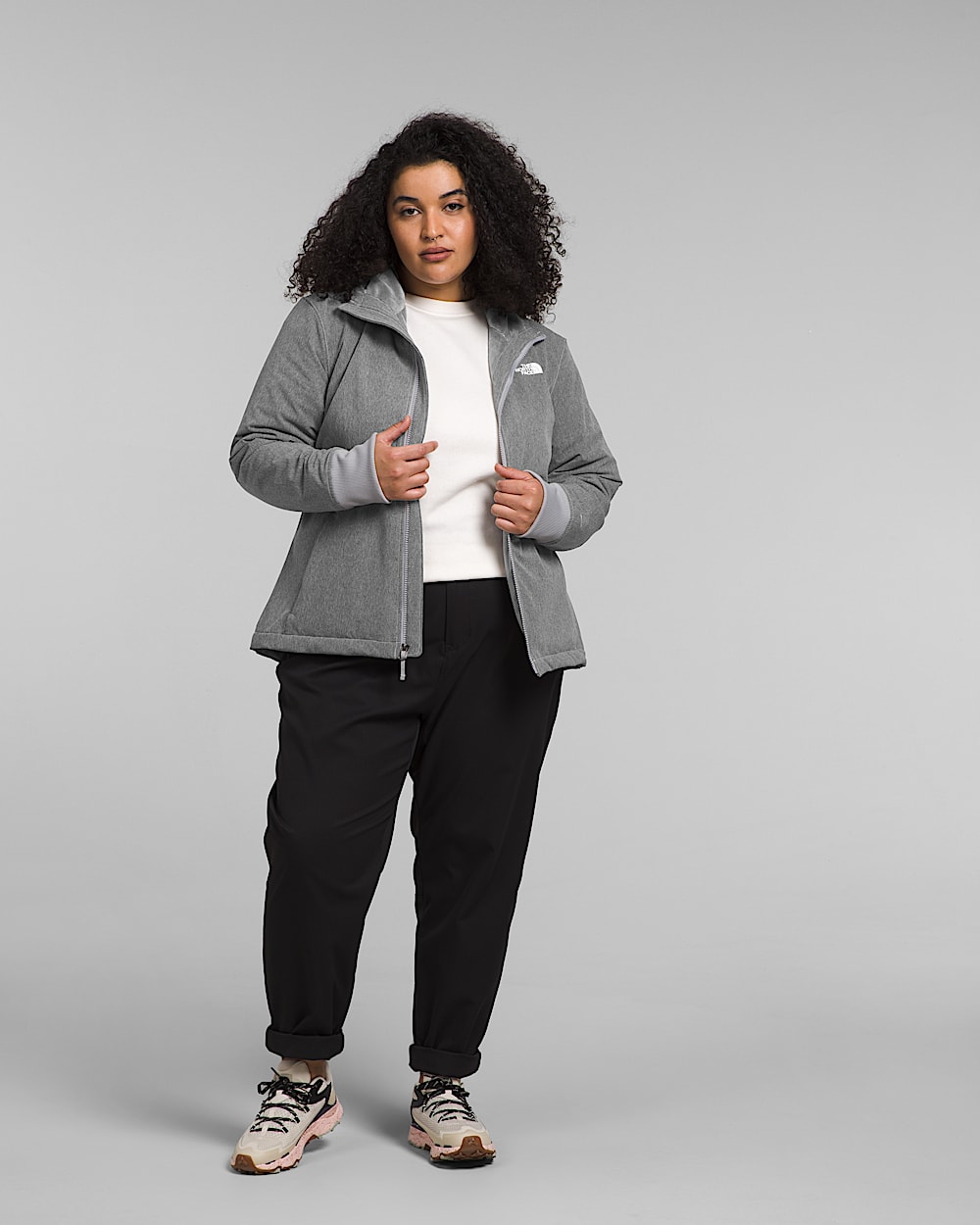 Womens Plus Shelbe Raschel Hoodie TNF HERO2