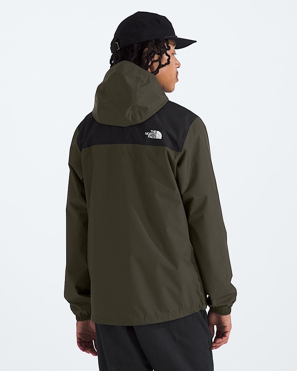 Mens Antora Jacket TNF New Taupe GreenTNF Black BACK