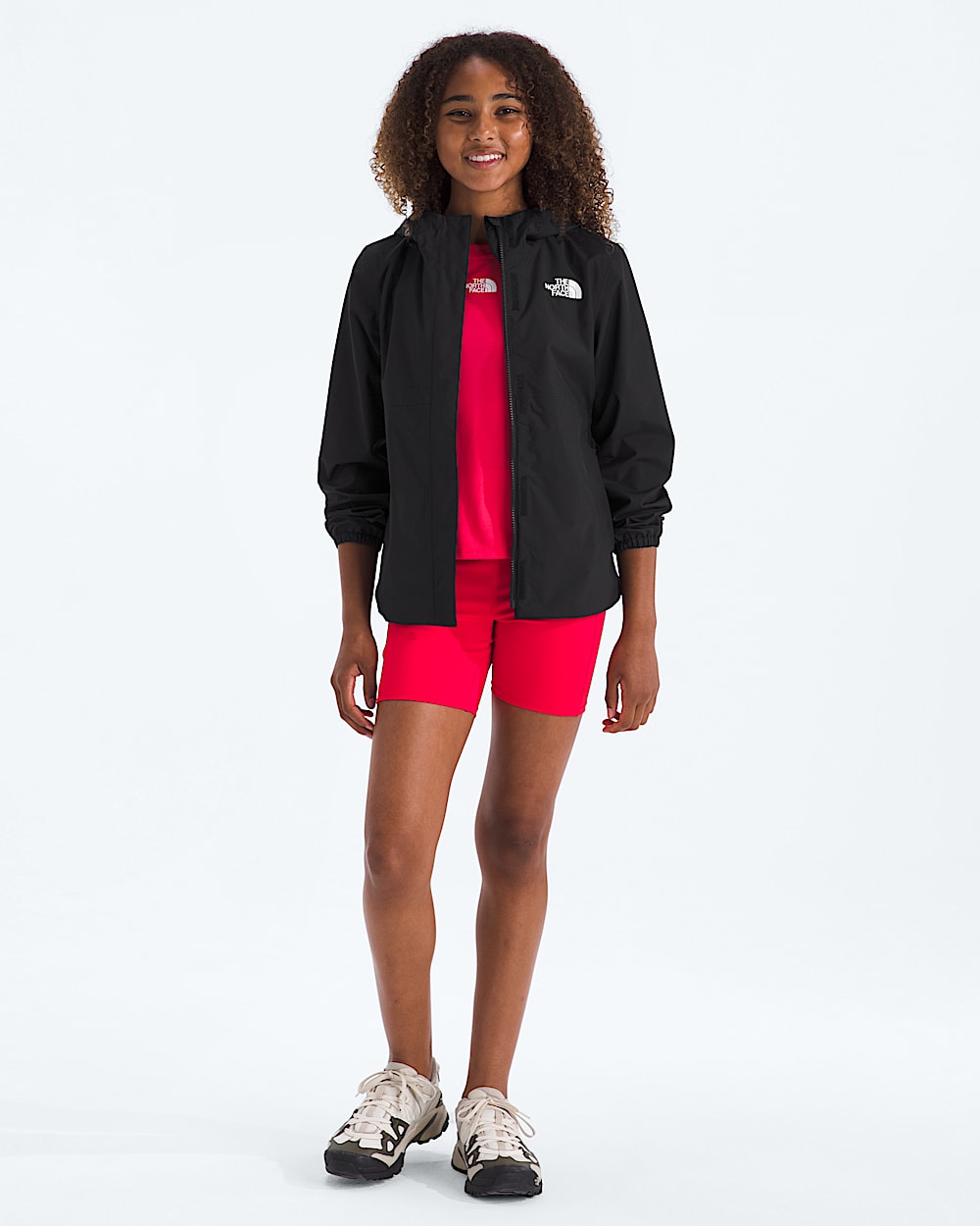 Girls Antora Rain Jacket TNF TNF BlackTNF Black HERO2