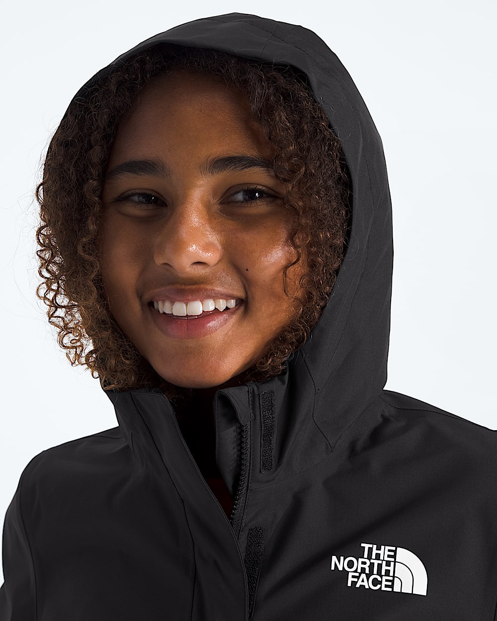 Girls Antora Rain Jacket TNF TNF BlackTNF Black MODELHOOD2
