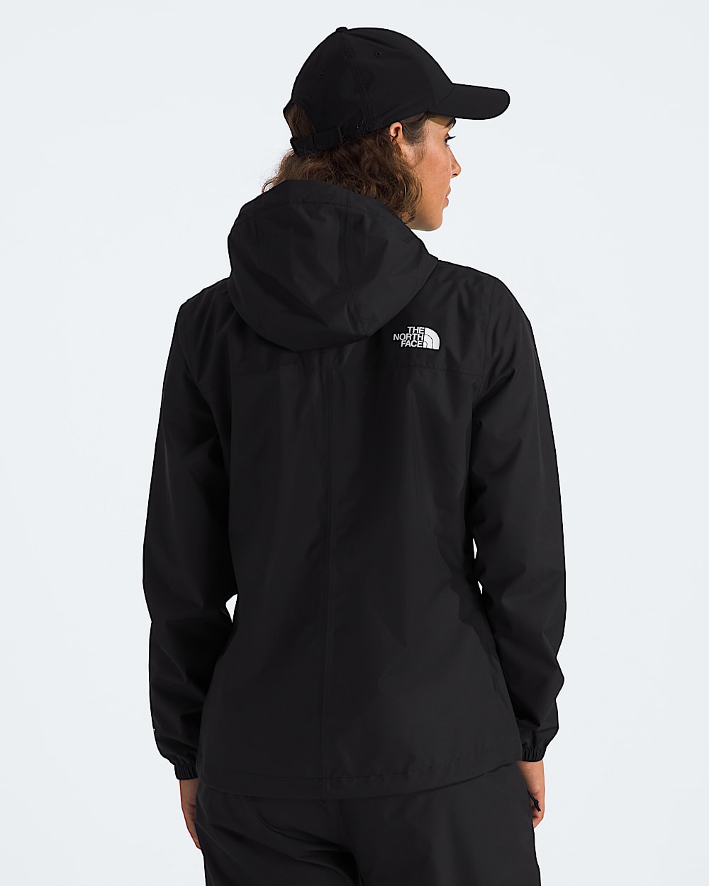 Womens Antora Rain Jacket TNF TNF Black BACK