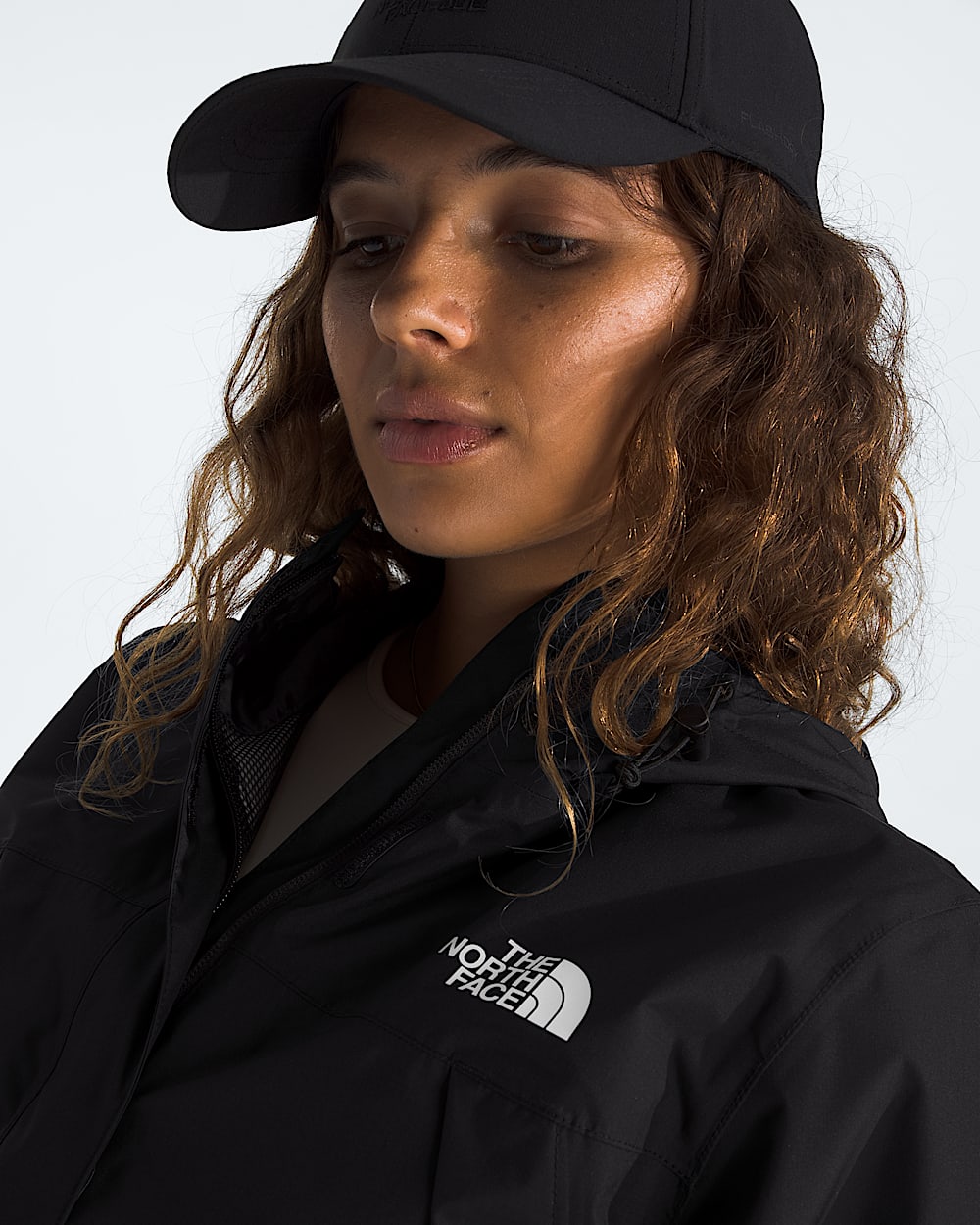 Womens Antora Rain Jacket TNF TNF Black HERO3