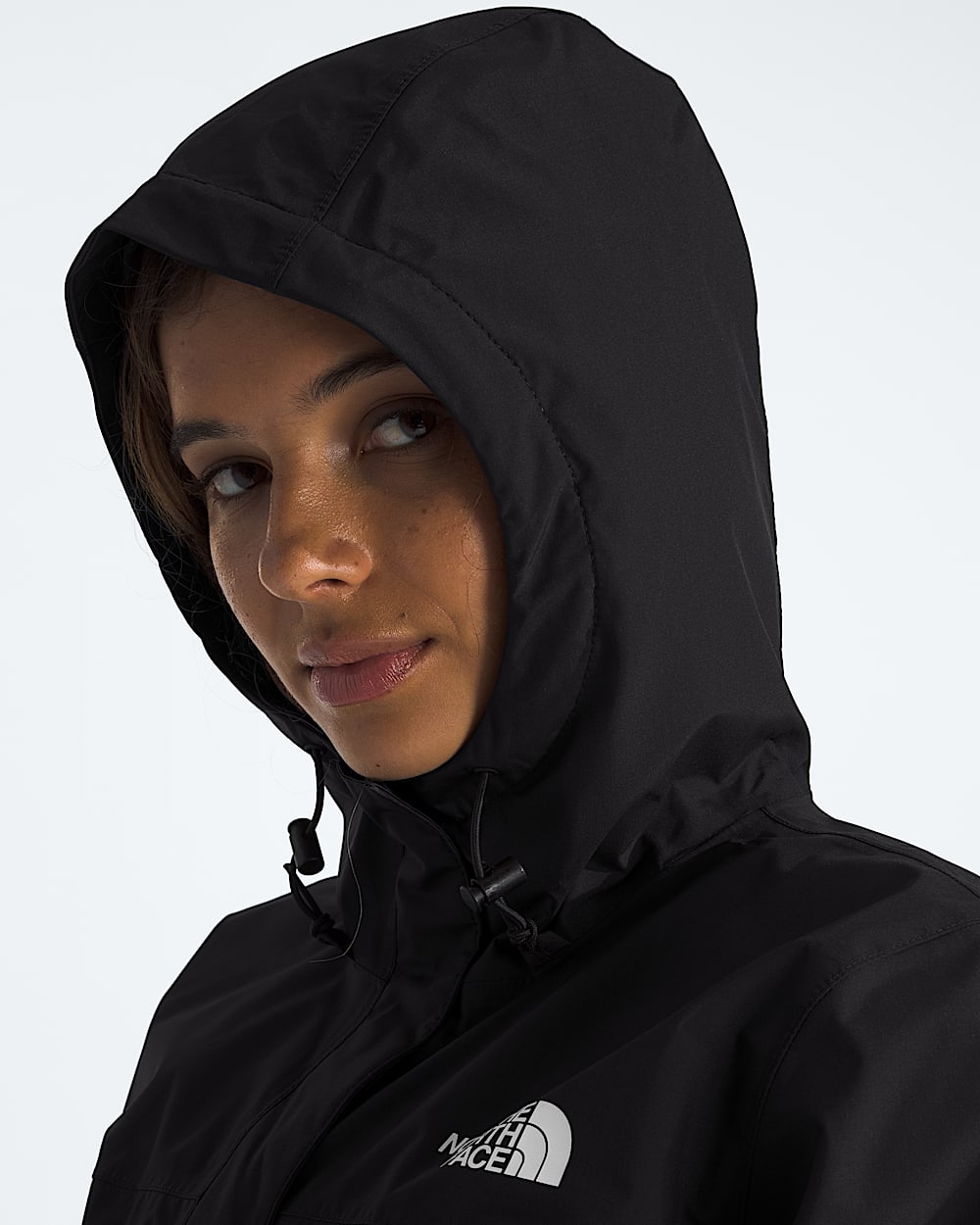 Womens Antora Rain Jacket TNF TNF Black MODELHOOD2