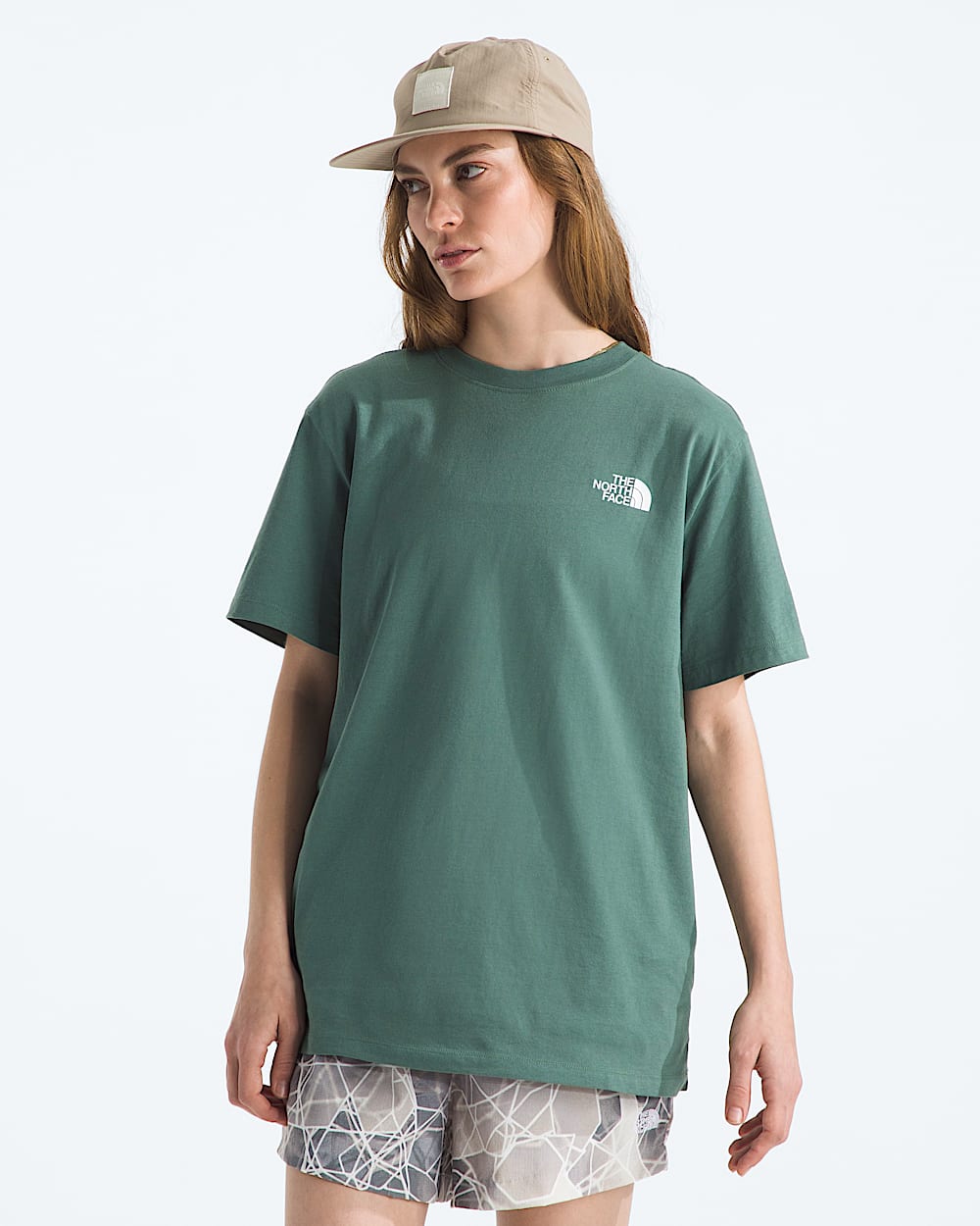 Womens ShortSleeve Core Flower Power Box NSE Tee TNF BACK