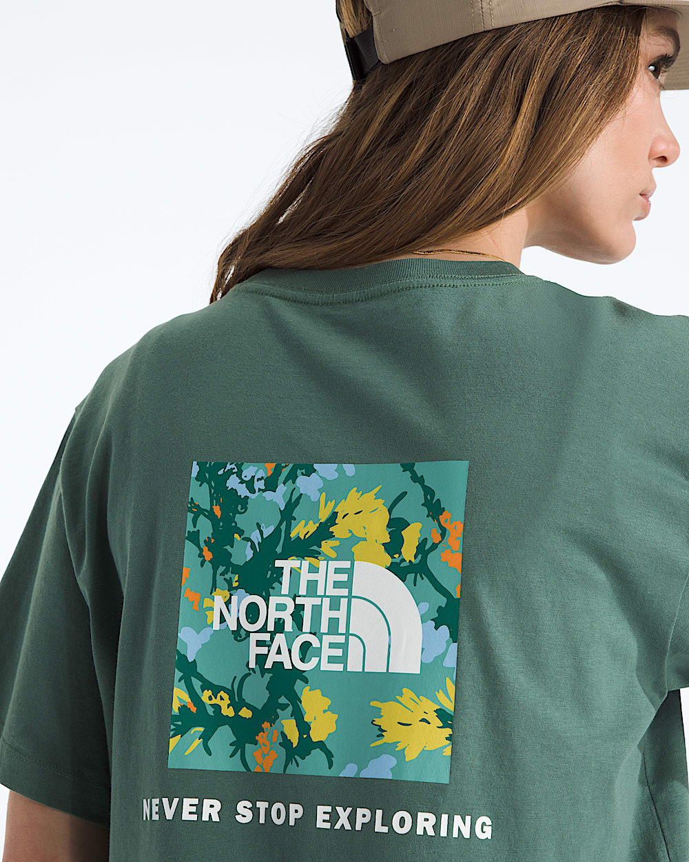 Womens ShortSleeve Core Flower Power Box NSE Tee TNF HERO3