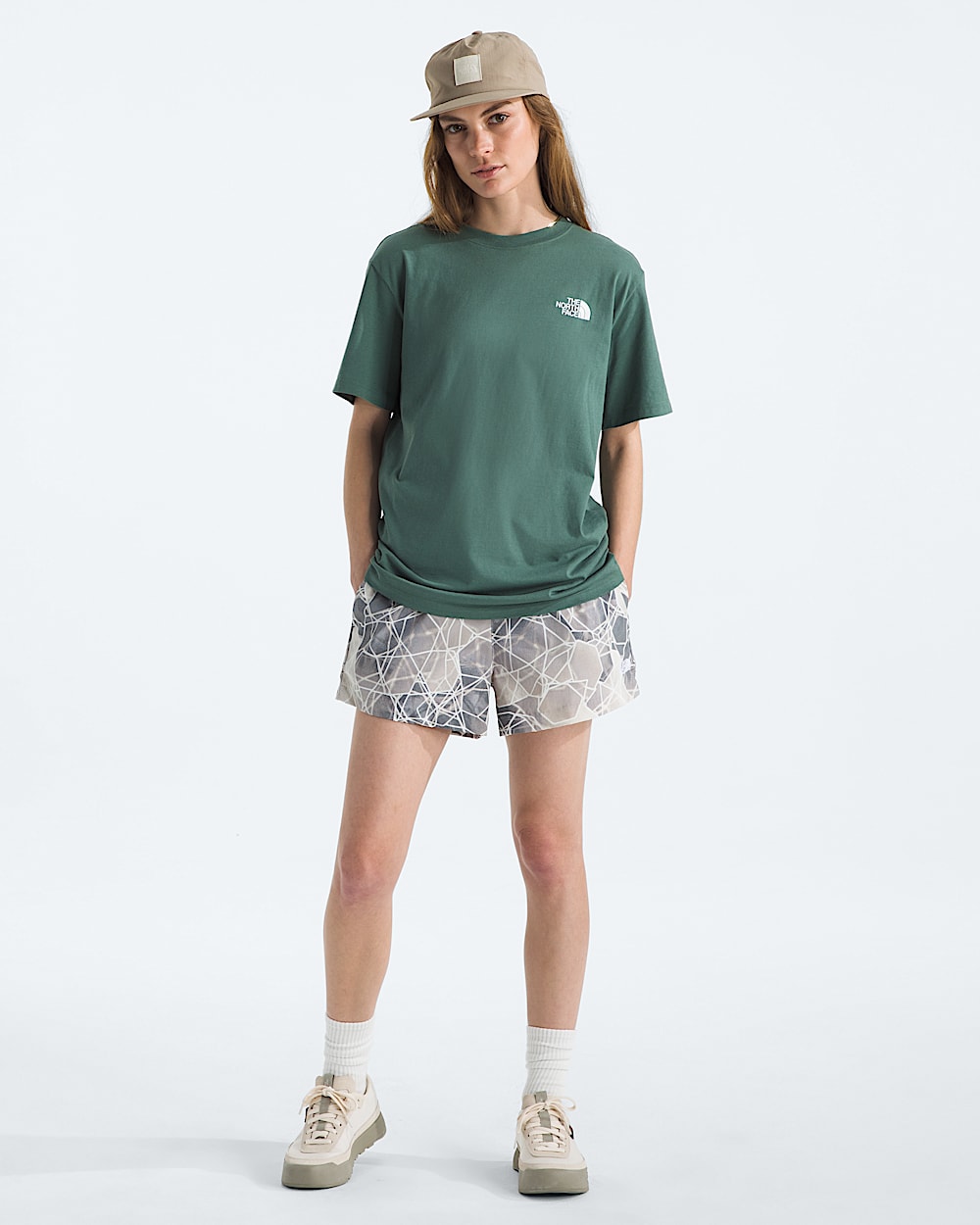 Womens ShortSleeve Core Flower Power Box NSE Tee TNF HERO2