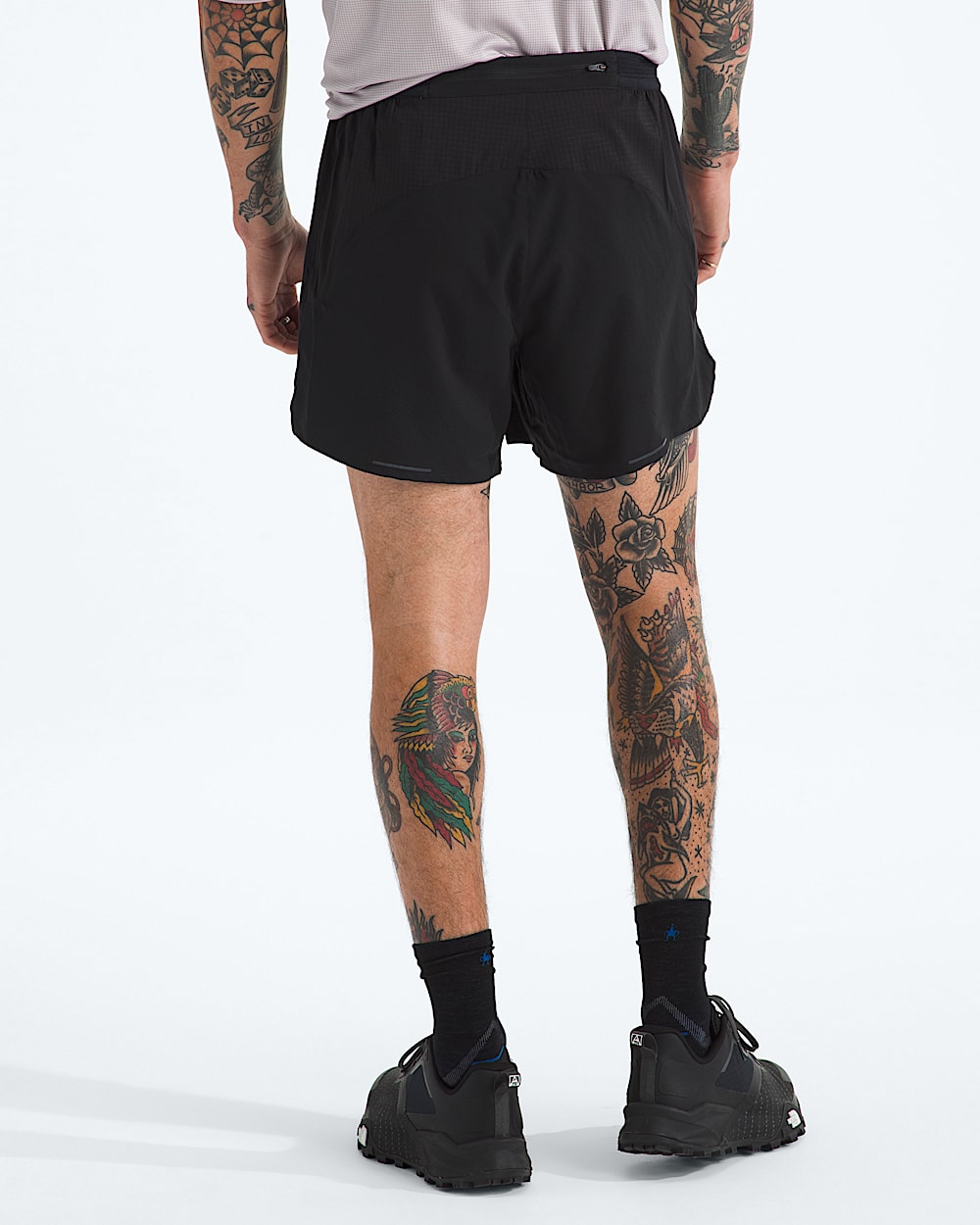 Mens Sunriser 5 Shorts TNF BACK