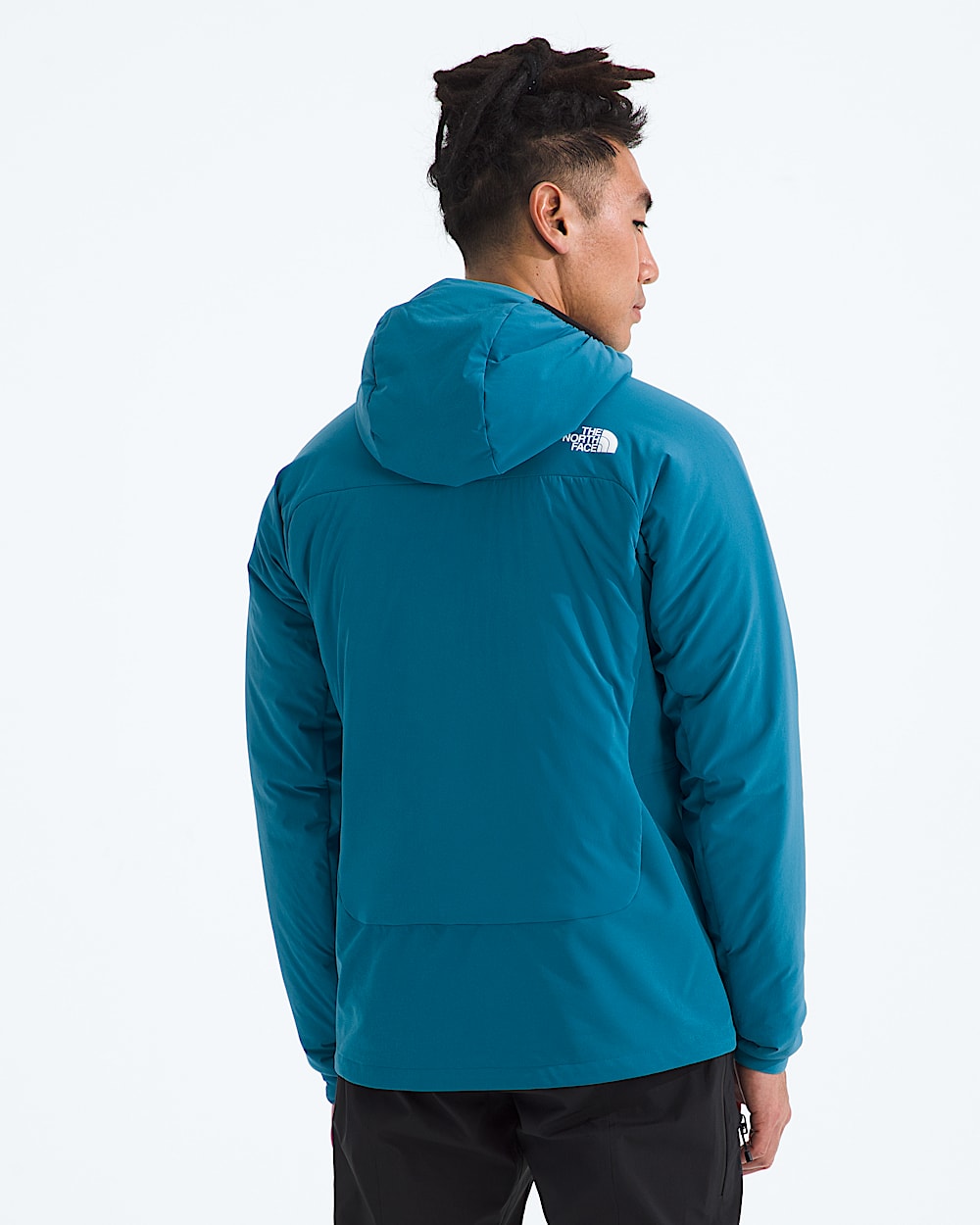 Mens Summit Series Casaval Hybrid Hoodie TNF BACK
