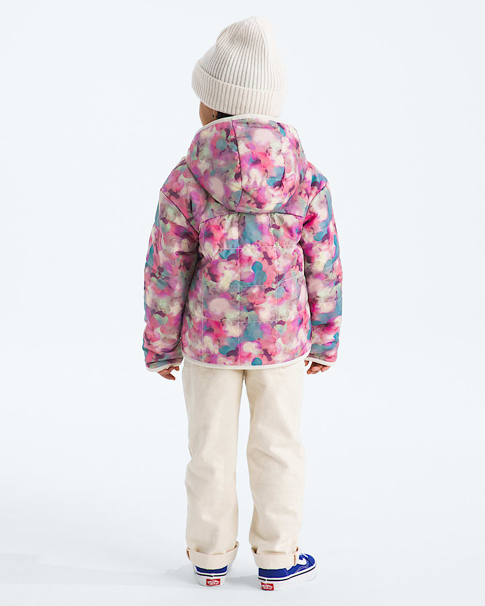 Girls Reversible Shasta FullZip Hooded JacketPrint TNF BACK