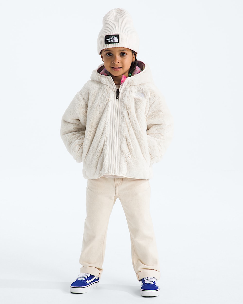 Girls Reversible Shasta FullZip Hooded JacketPrint TNF HEROREV