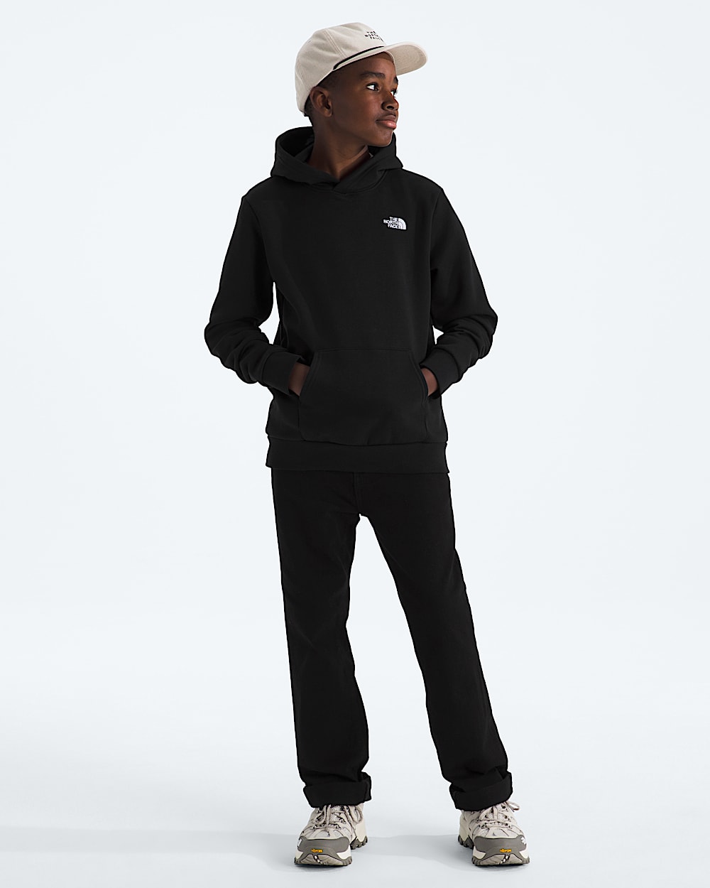 Boys  Girls Evolution Simple Dome Pullover Hoodie TNF HERO2