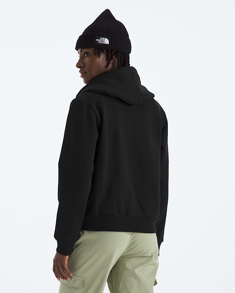 Womens Evolution Simple Dome Regular FullZip Hoodie TNF BACK