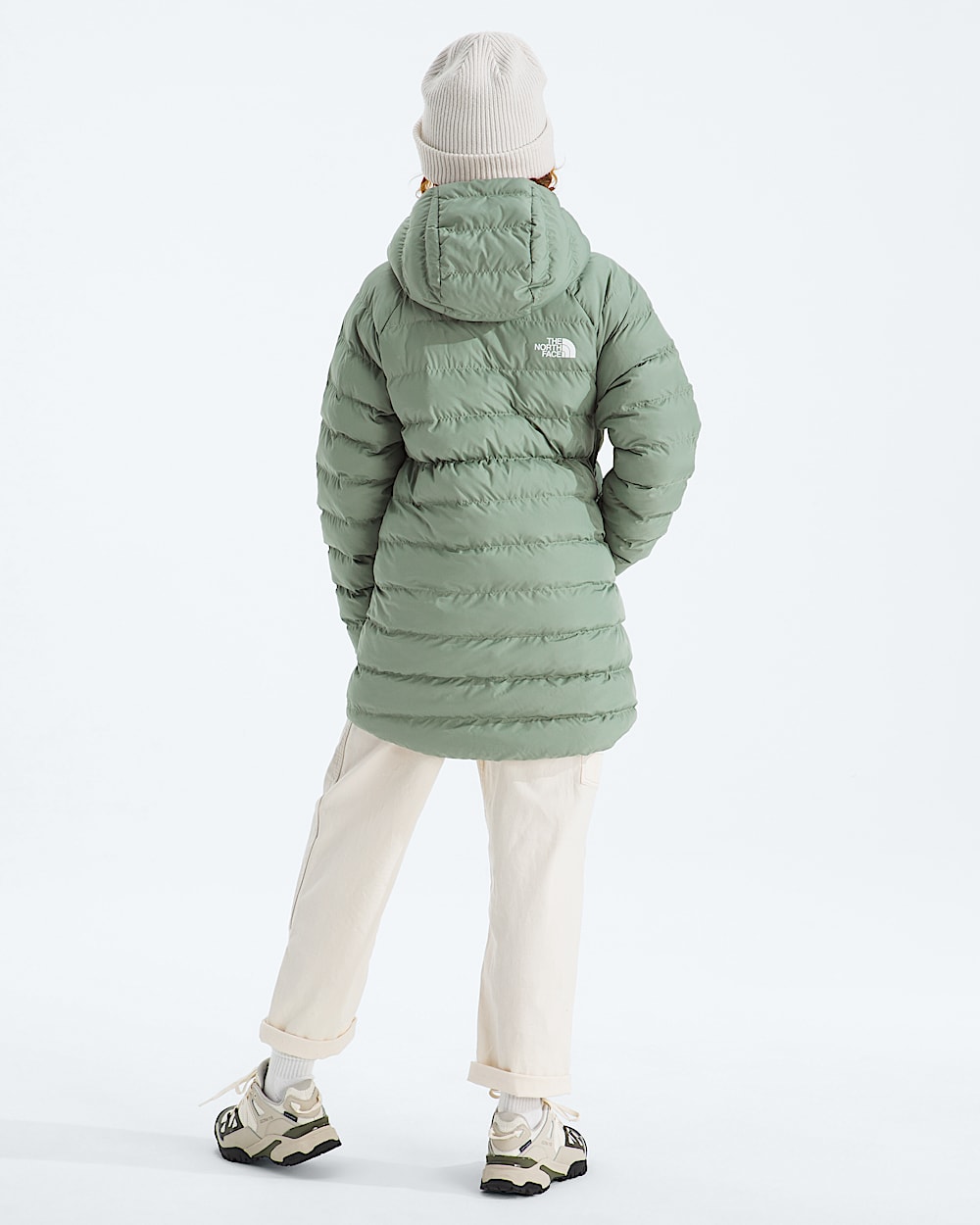 Girls Reversible Perrito Parka TNF BACK