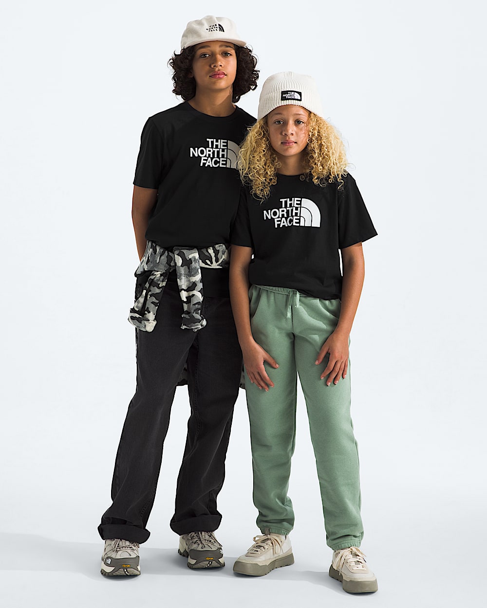 Boys  Girls Evolution Half Dome ShortSleeve Tee TNF Main