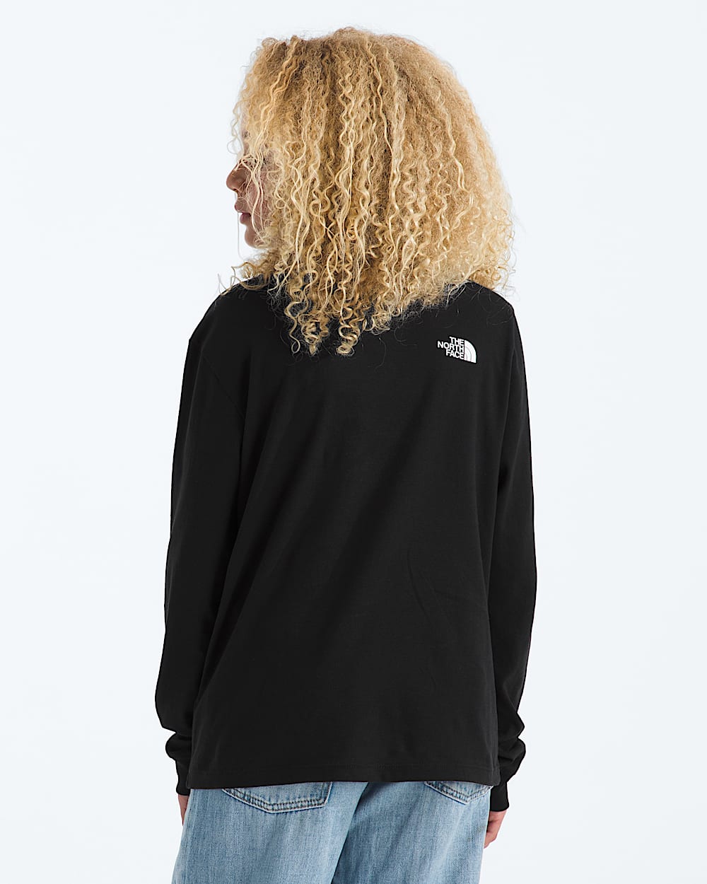 Boys  Girls Evolution Half Dome LongSleeve Tee TNF BACK