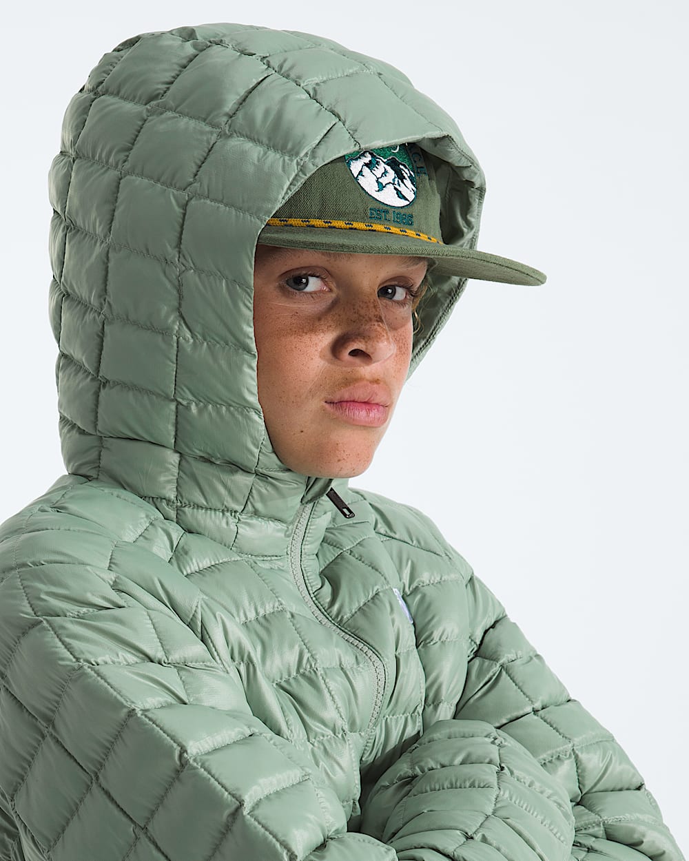 Boys  Girls THERMOBALL Hooded Jacket TNF MODELHOOD2