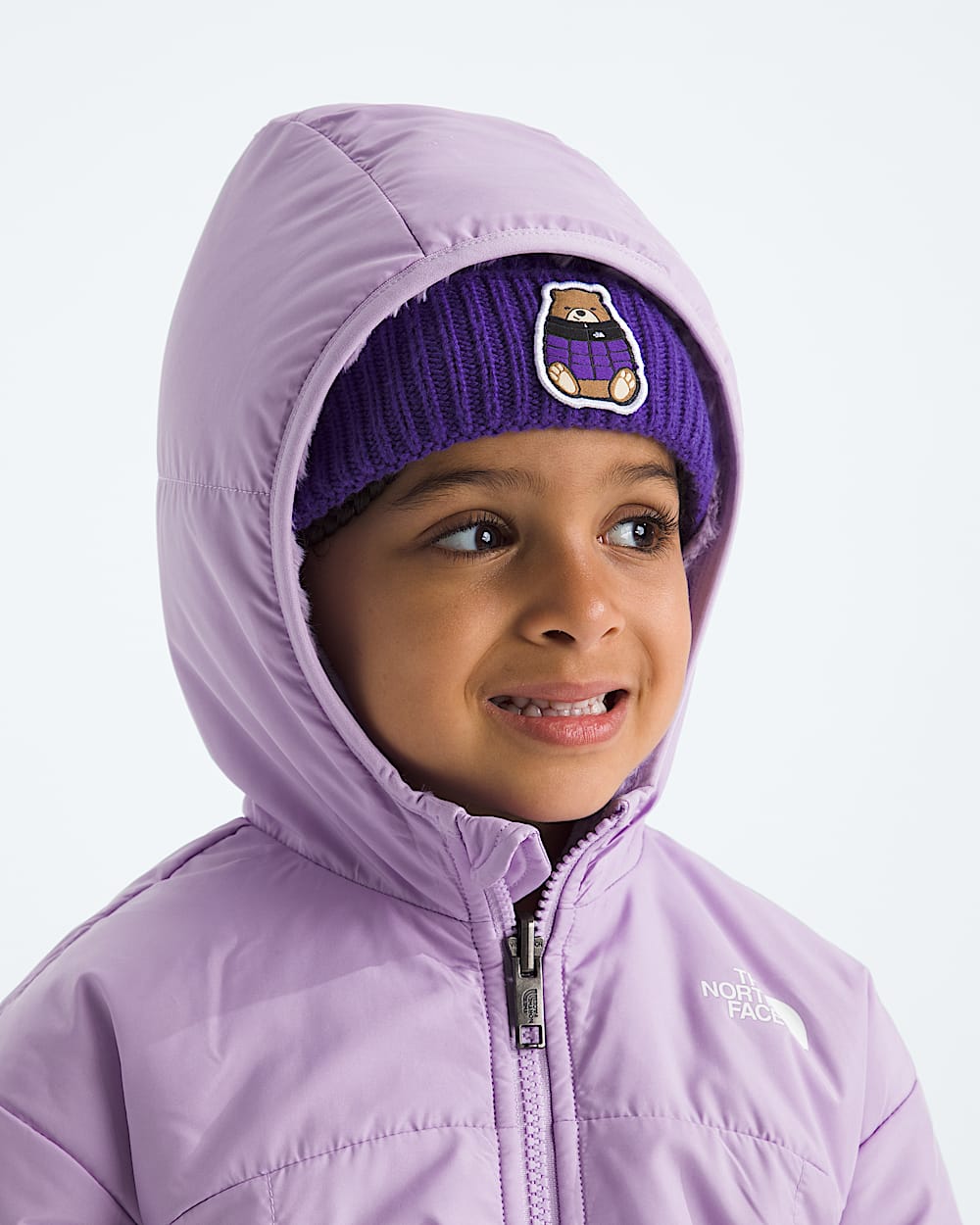 Kids Girls Reversible Shasta FullZip Hooded Jacket TNF MODELHOOD2